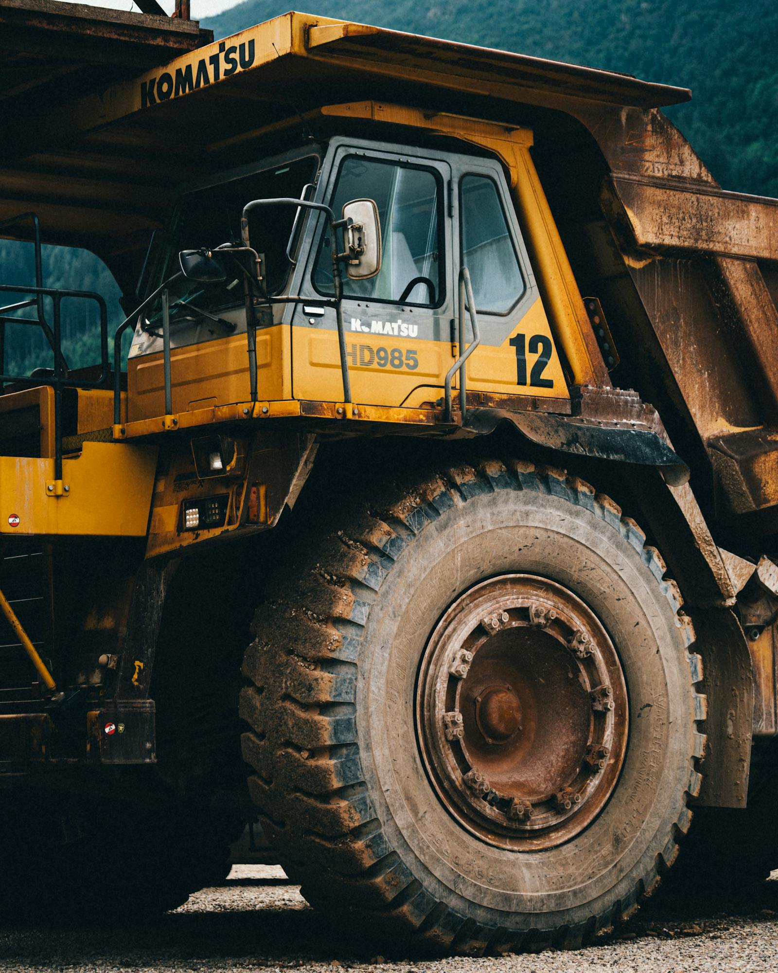 Loaded mining truck representing Pakistan local coal supply